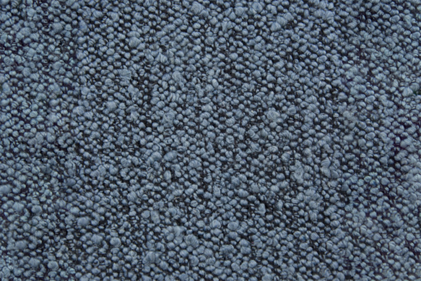 Tête de lit 200 cm Capitonnée - Tissu Bouclette Bleu
