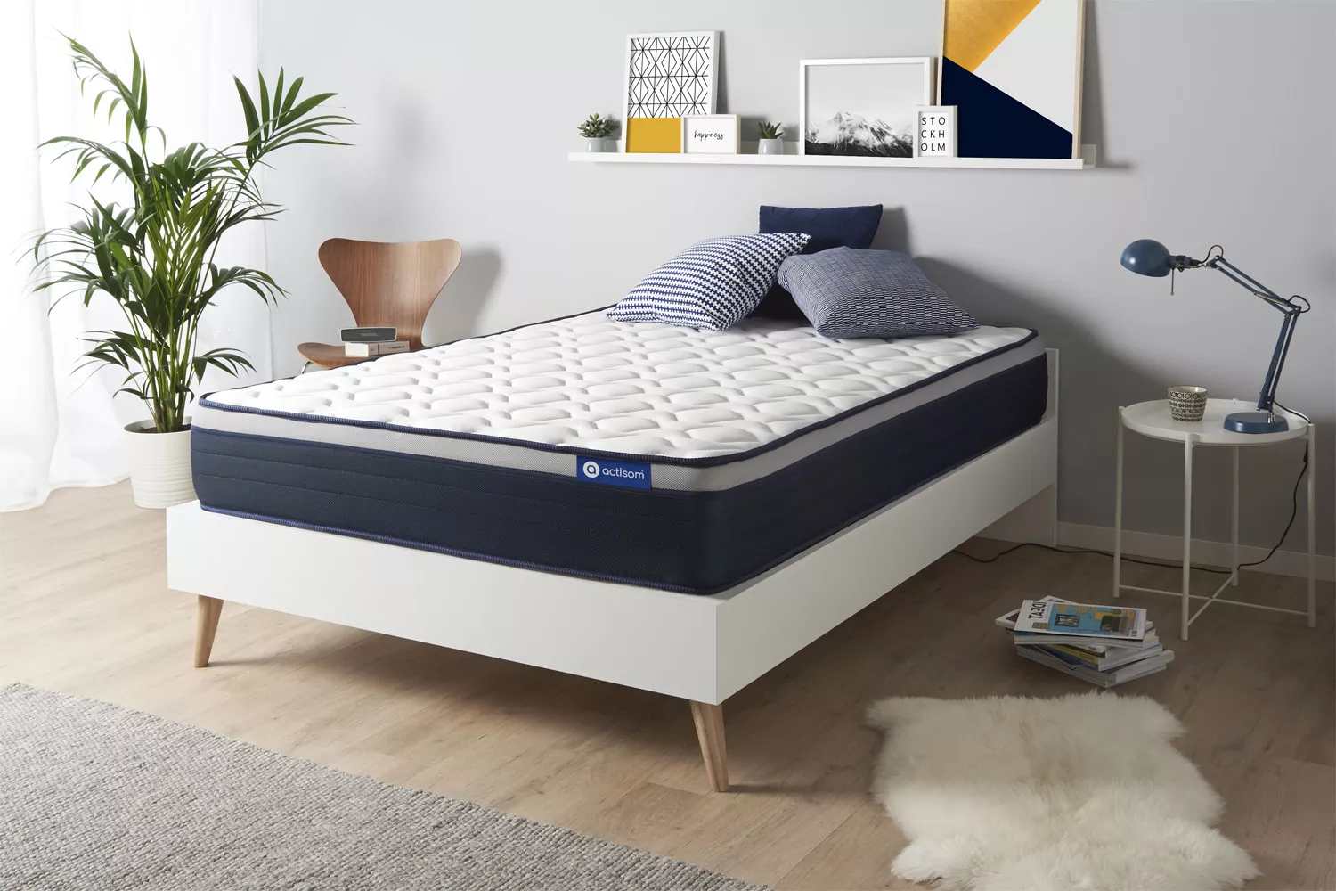 Sommier + matelas Actimemo zen expédition Flash